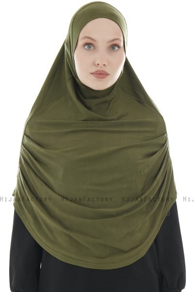 Roxelana - Khaki Lång Al Amira Hijab