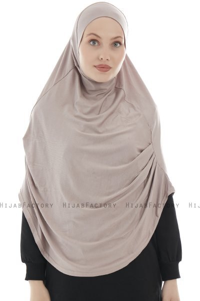 Roxelana - Stengrå Lång Al Amira Hijab