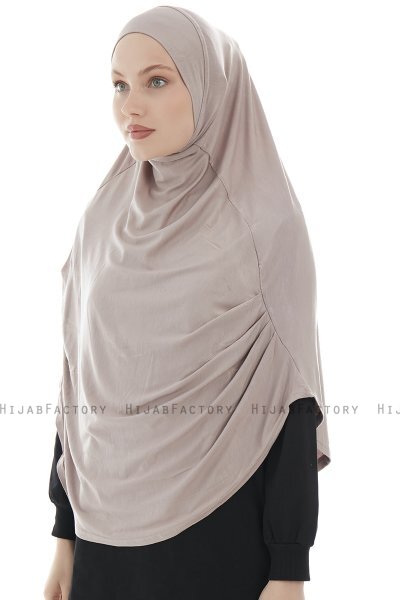 Roxelana - Stengrå Lång Al Amira Hijab