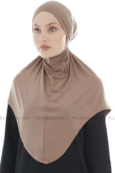 Sefa - Mörk Taupe One-Piece Al Amira Hijab