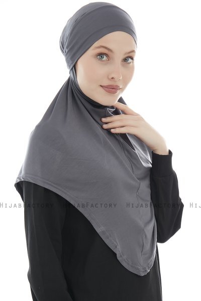 Sefa - Mörkgrå One-Piece Al Amira Hijab