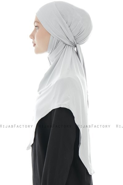 Sefa - Ljusgrå One-Piece Al Amira Hijab