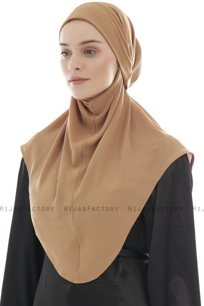 Ebrar - Camel Crepe Chiffon Al Amira Hijab