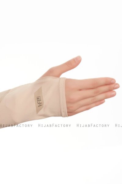Azize - Ljus Taupe Pro Scarf Sport Hijab Set