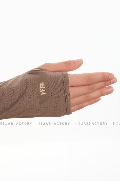Bayda - Mörk Taupe Pro Sport Hijab Set