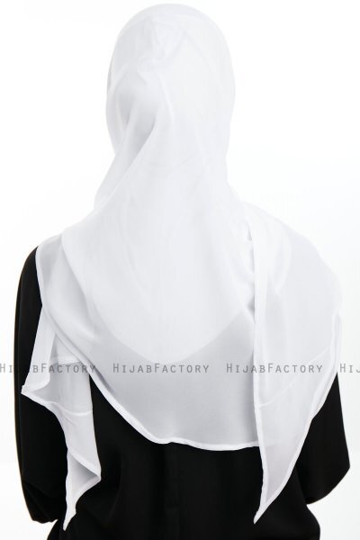 Eylem - Vit One Piece Chiffon Hijab