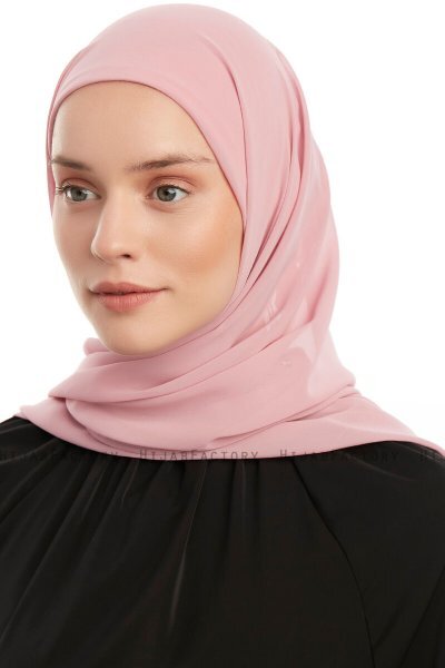 Sahar - Mörkrosa One Piece Chiffon Hijab