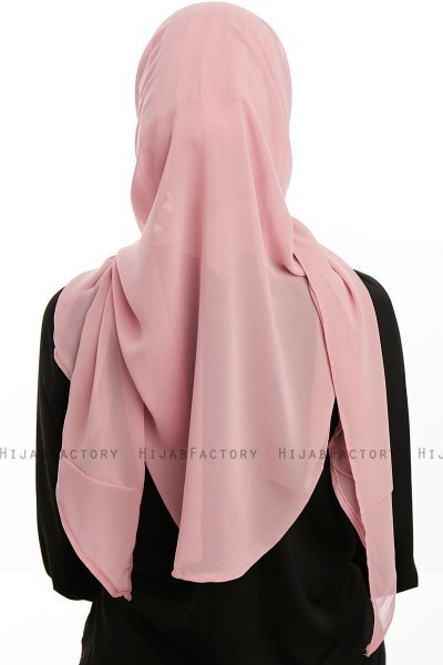 Sahar - Mörkrosa One Piece Chiffon Hijab