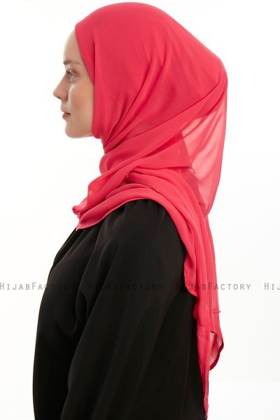 Sahar - Persian Rose One Piece Chiffon Hijab