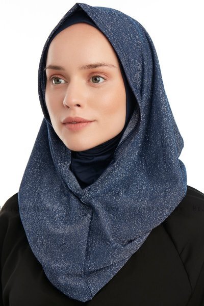 Taliah - Marinblå One Piece Hijab
