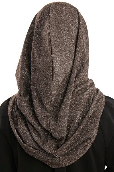 Taliah - Brun One Piece Hijab
