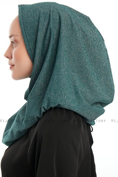 Taliah - Mörkgrön One Piece Hijab