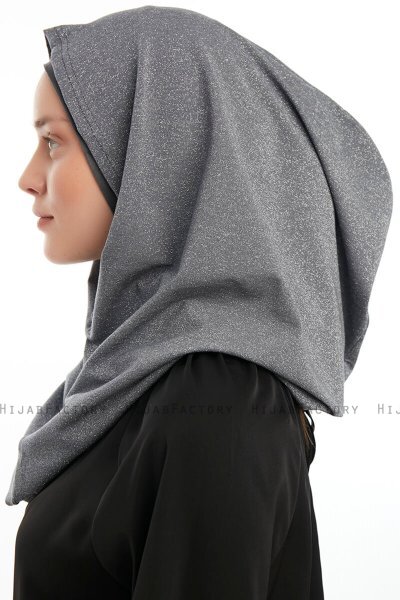 Taliah - Mörkgrå One Piece Hijab