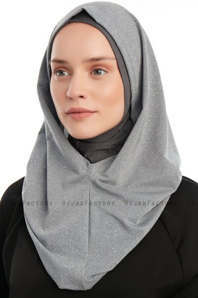 Taliah - Ljusgrå One Piece Hijab