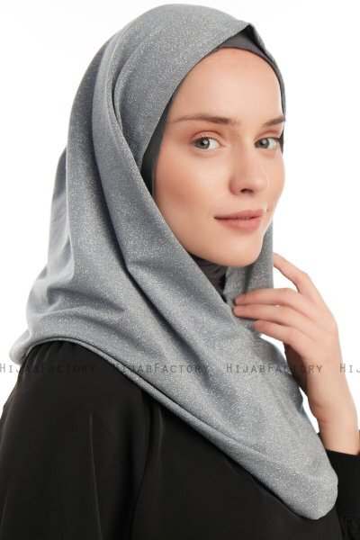 Taliah - Ljusgrå One Piece Hijab