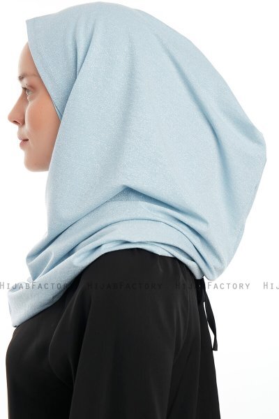Taliah - Ljusblå One Piece Hijab