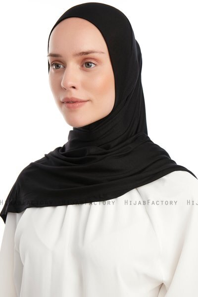 Vesile - Svart One-Piece Hijab