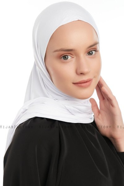 Vesile - Vit One-Piece Hijab