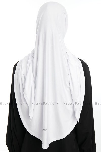 Vesile - Vit One-Piece Hijab