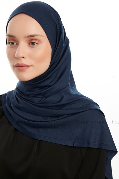 Vesile - Marinblå One-Piece Hijab