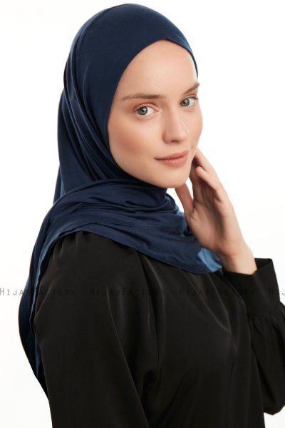 Vesile - Marinblå One-Piece Hijab