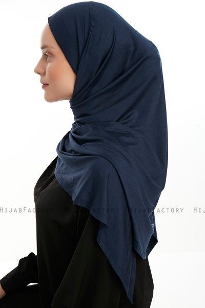 Vesile - Marinblå One-Piece Hijab