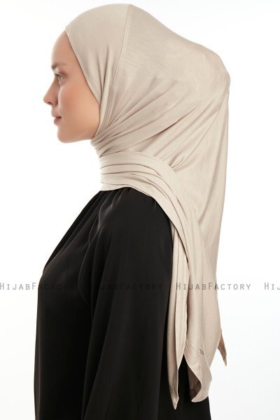 Vesile - Ljus Taupe One-Piece Hijab