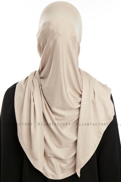 Vesile - Ljus Taupe One-Piece Hijab