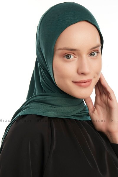 Vesile - Mörkgrön One-Piece Hijab