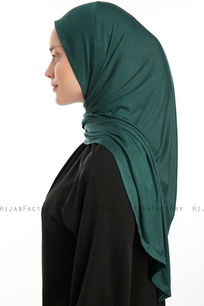 Vesile - Mörkgrön One-Piece Hijab