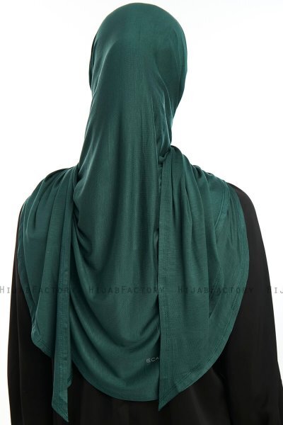 Vesile - Mörkgrön One-Piece Hijab