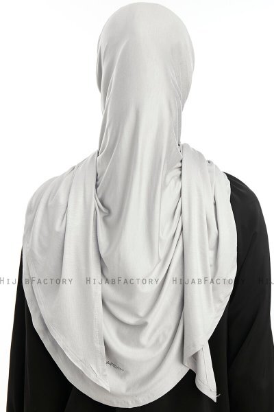 Vesile - Ljusgrå One-Piece Hijab