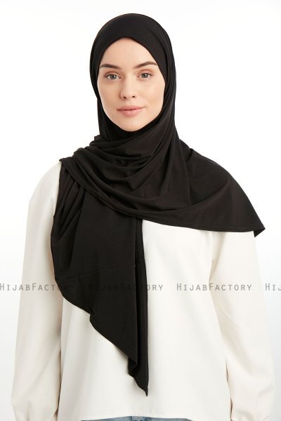 Nermin - Svart Sandy Scarfs Hijab