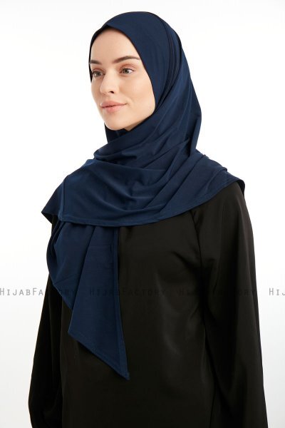 Nermin - Marinblå Sandy Scarfs Hijab