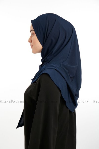 Nermin - Marinblå Sandy Scarfs Hijab