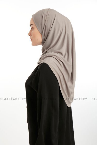 Nermin - Mörk Taupe Sandy Scarfs Hijab