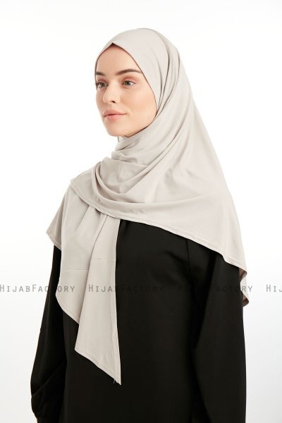 Nermin - Ljus Taupe Sandy Scarfs Hijab