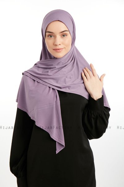 Nermin - Mörklila Sandy Scarfs Hijab