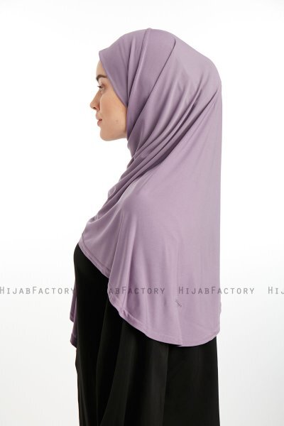 Nermin - Mörklila Sandy Scarfs Hijab