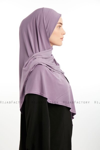Nermin - Mörklila Sandy Scarfs Hijab
