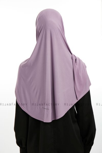Nermin - Mörklila Sandy Scarfs Hijab