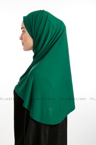 Nermin - Mörkgrön Sandy Scarfs Hijab