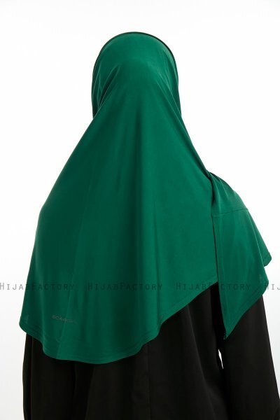Nermin - Mörkgrön Sandy Scarfs Hijab