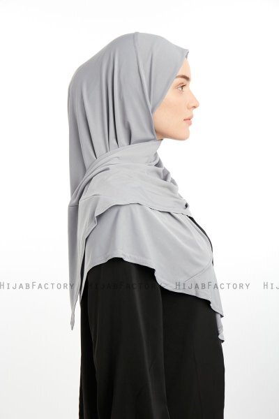 Nermin - Ljusgrå Sandy Scarfs Hijab