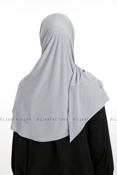 Nermin - Ljusgrå Sandy Scarfs Hijab