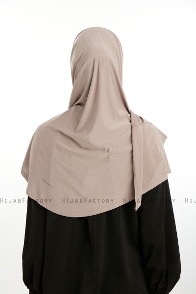 Nermin - Stengrå Sandy Scarfs Hijab