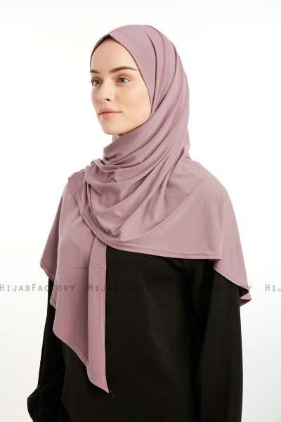 Nermin - Mörkrosa Sandy Scarfs Hijab