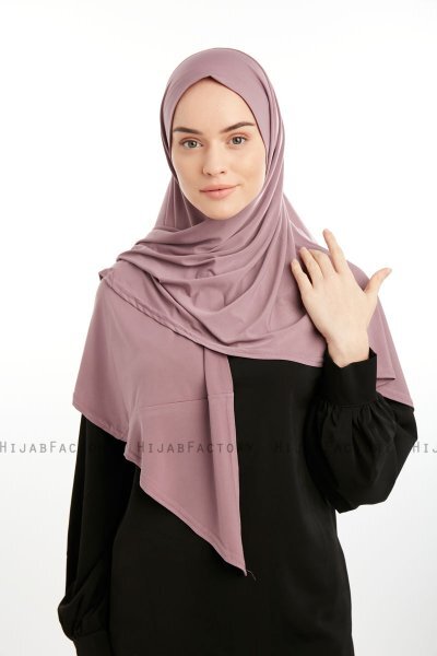 Nermin - Mörkrosa Sandy Scarfs Hijab