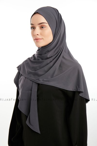 Nermin - Antracit Sandy Scarfs Hijab