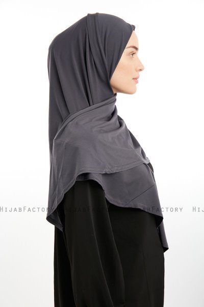 Nermin - Antracit Sandy Scarfs Hijab